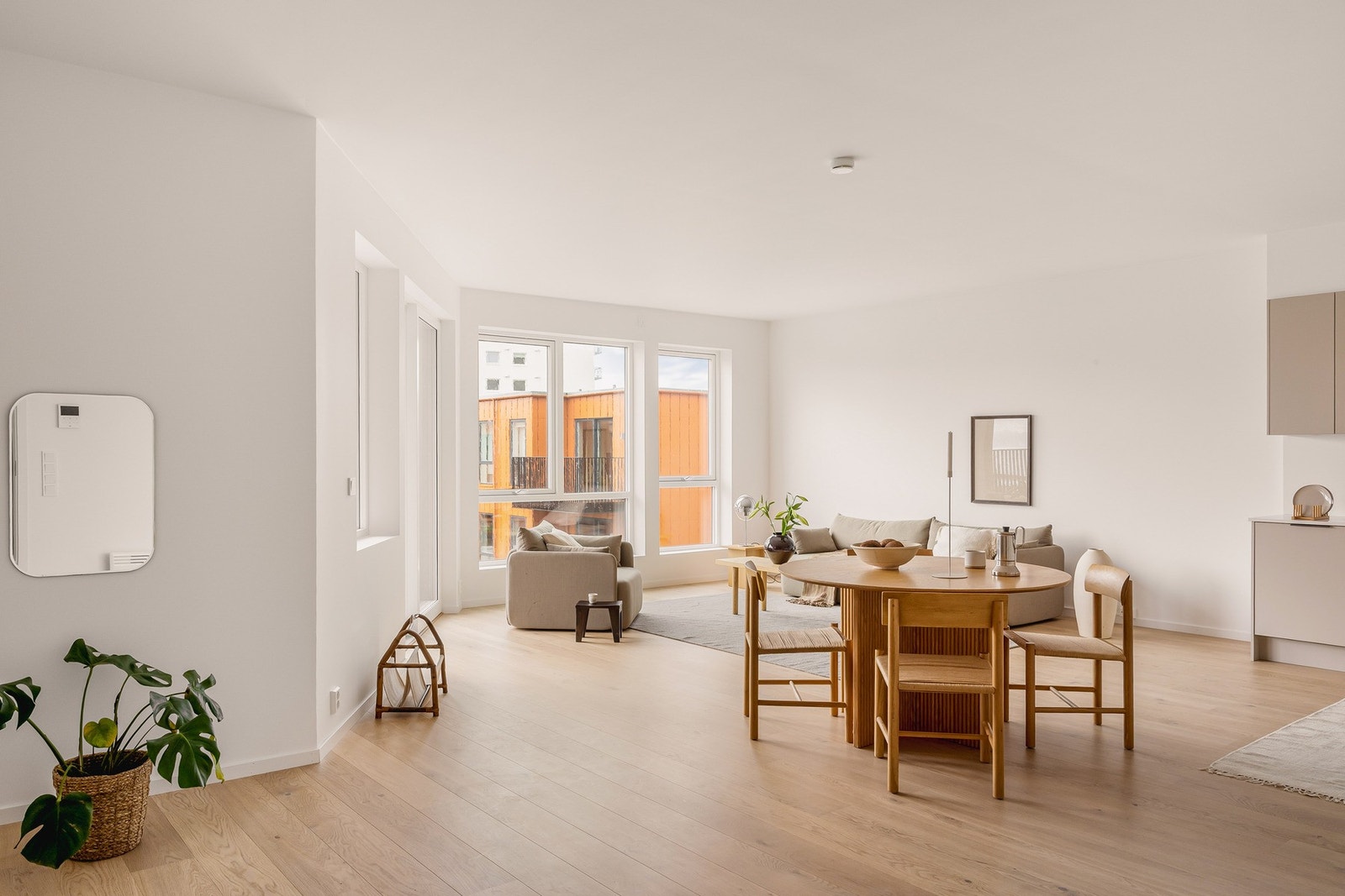 I denne nyoppførte leiligheten får du alt du kan ønske deg av moderne komfort og gjennomtenkt planløsning Galleribilde