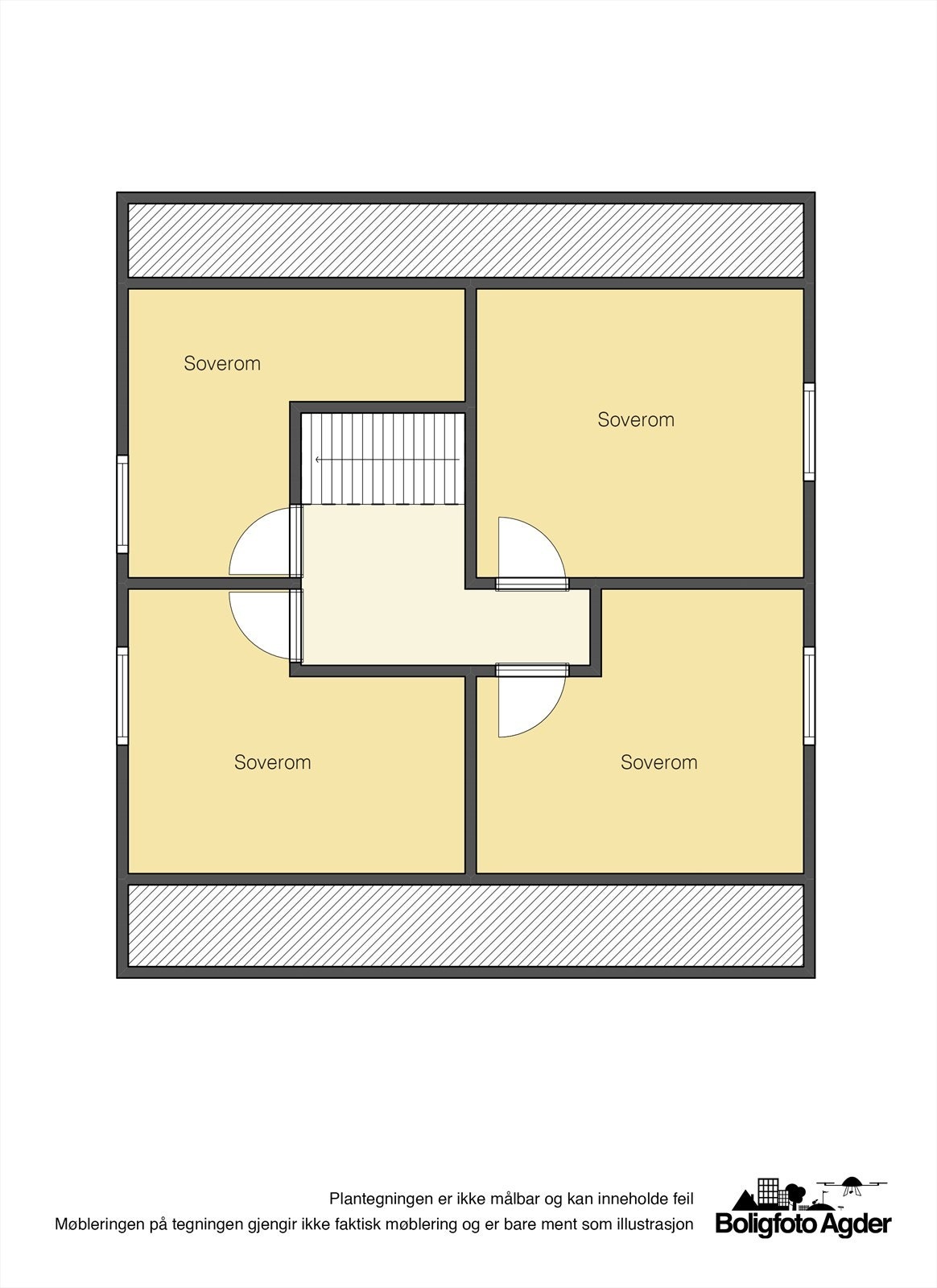 Planskisse - loftsetasje Galleribilde