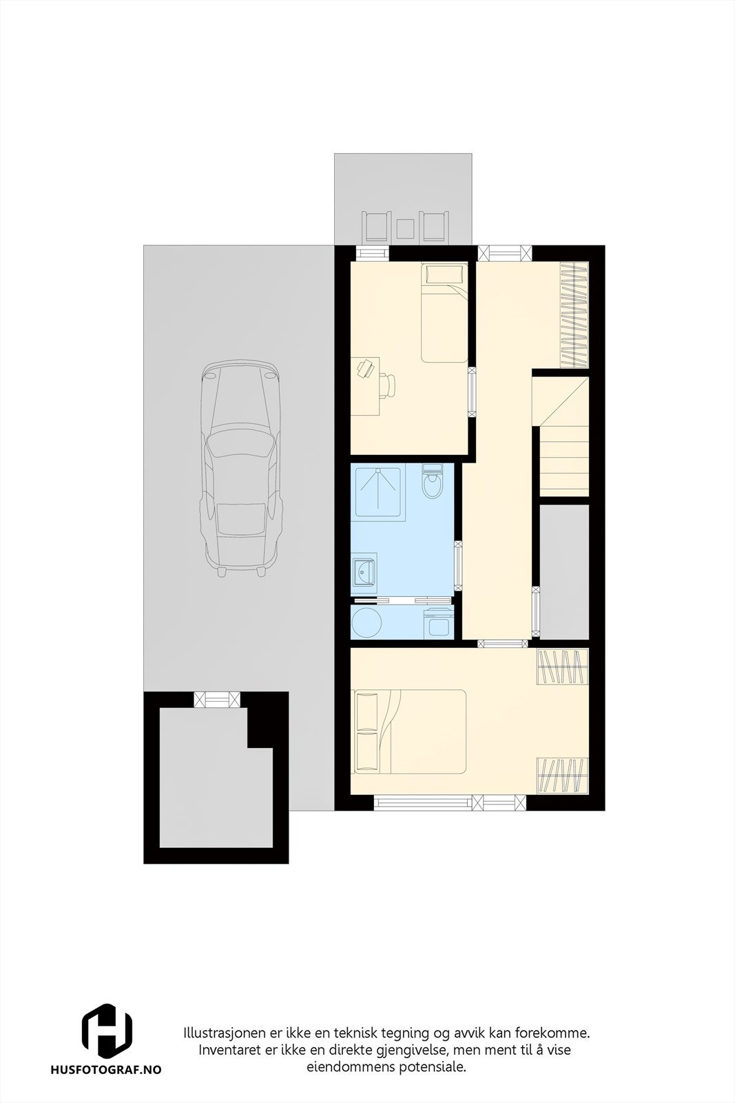 Plantegning 1.etasje Galleribilde