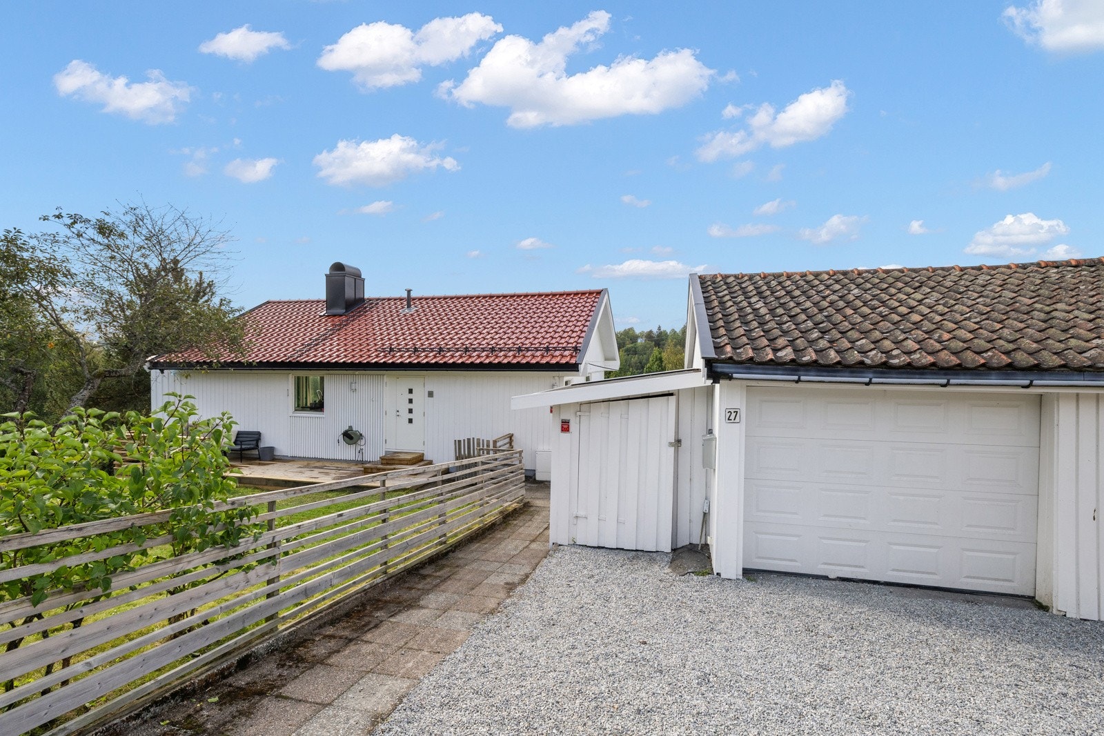 Boligen disponerer over halvdel av dobbelgarasje. Galleribilde