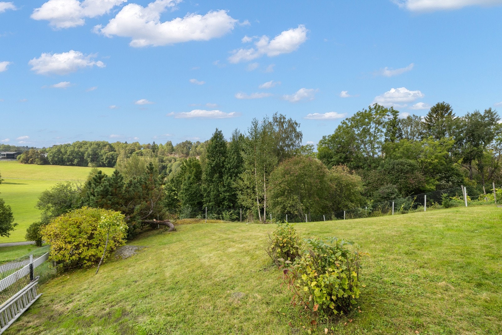Her finner du blant annet en frodig kjøkkenhage med vindruer, tomater, agurker, rotgrønnsaker og urter, samt et gammelt kirsebærtre og to små epletrær som gir både sjarm og frukt i sesong. Galleribilde