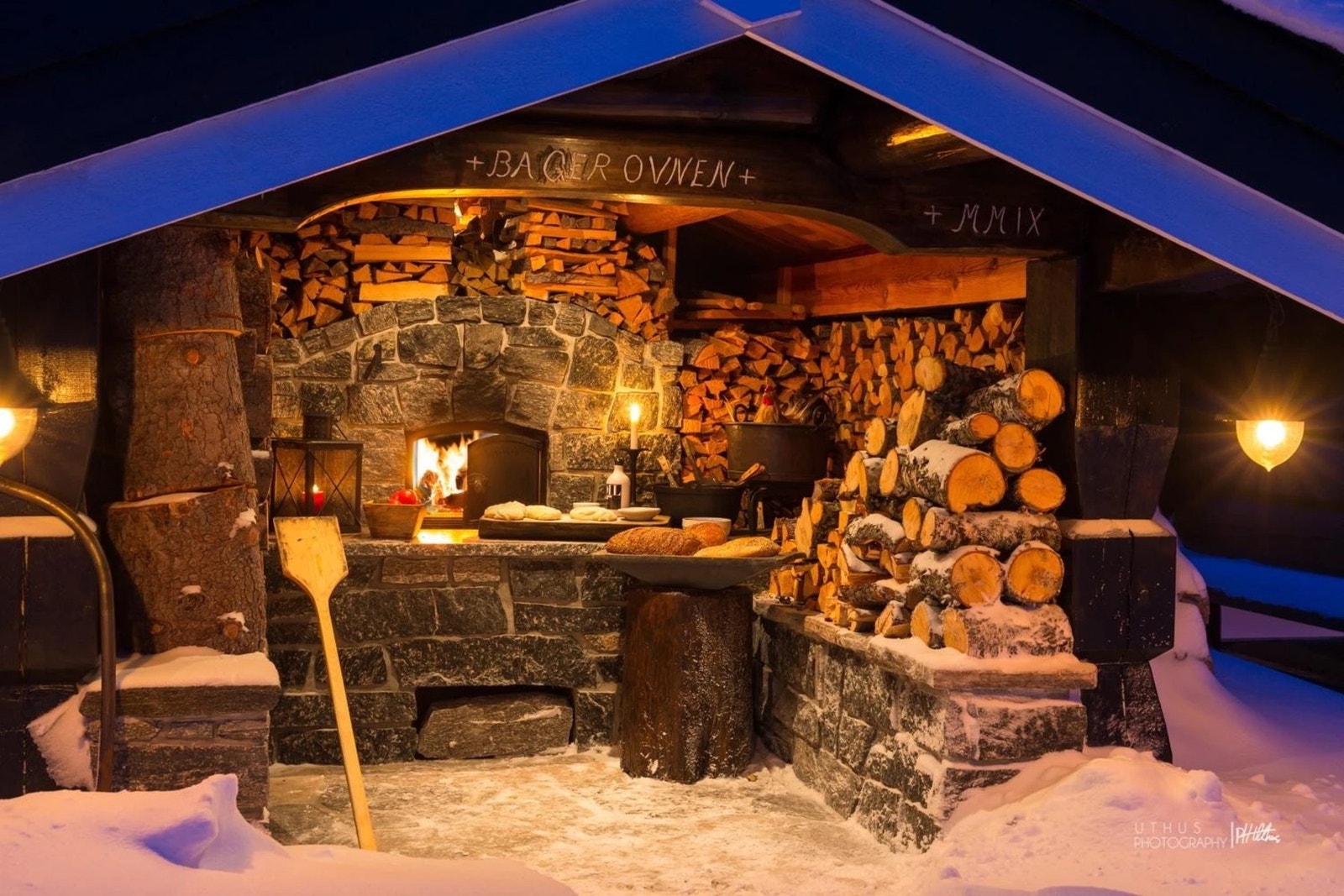 Vedovn hvor man kan lage pizza, brød etc.