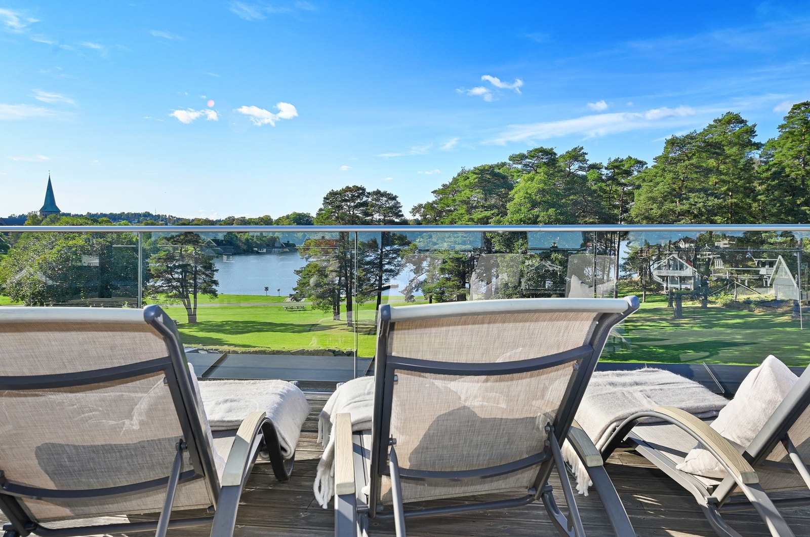 Her kan du nyte solnedgangen. Galleribilde