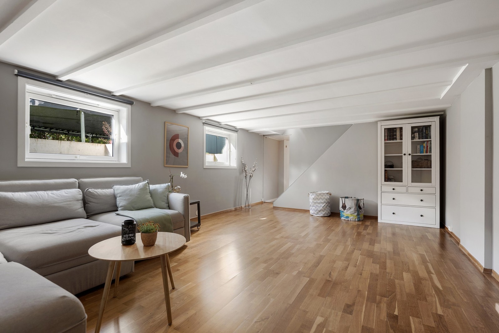 Rommet er byggemeldt som kjeller og er ikke godkjent for varig opphold. Galleribilde