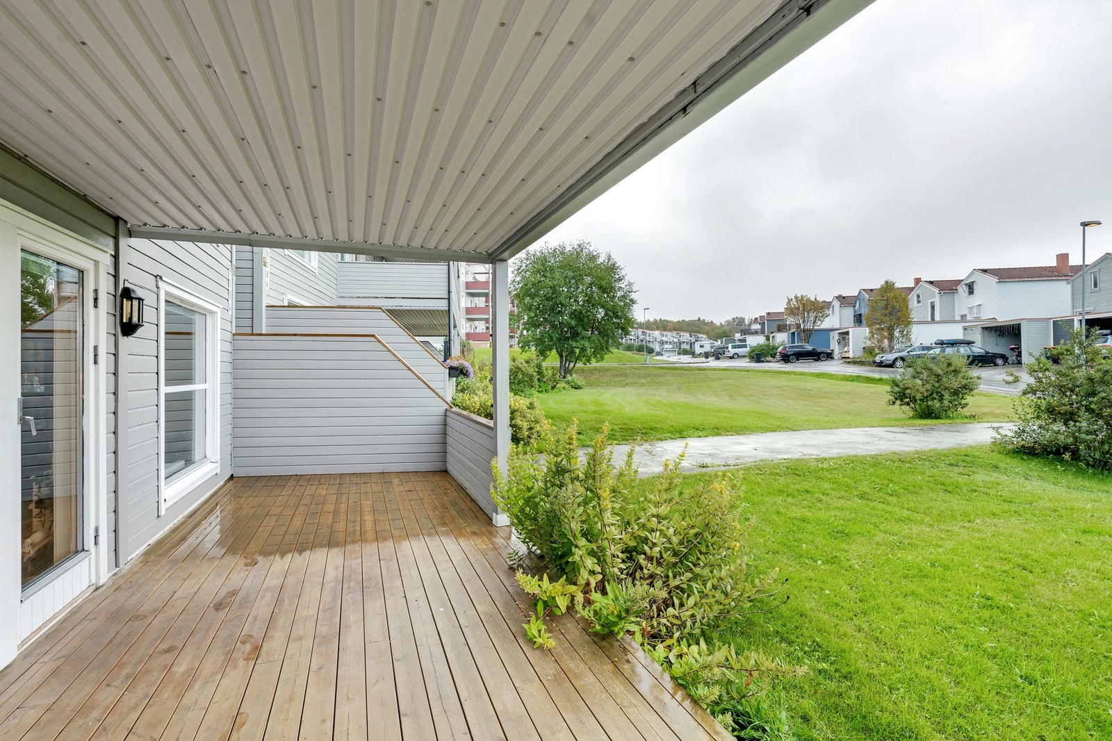 Terrassen er delvis overbygd Galleribilde