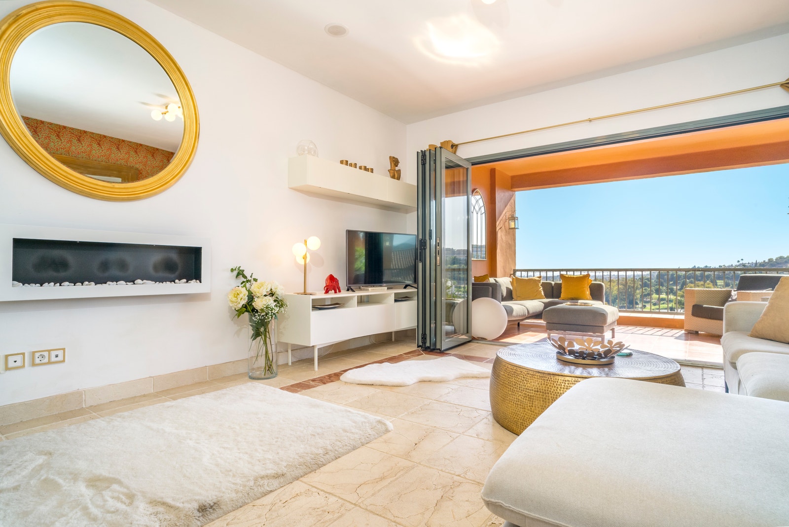 Stue og gasspeis Galleribilde