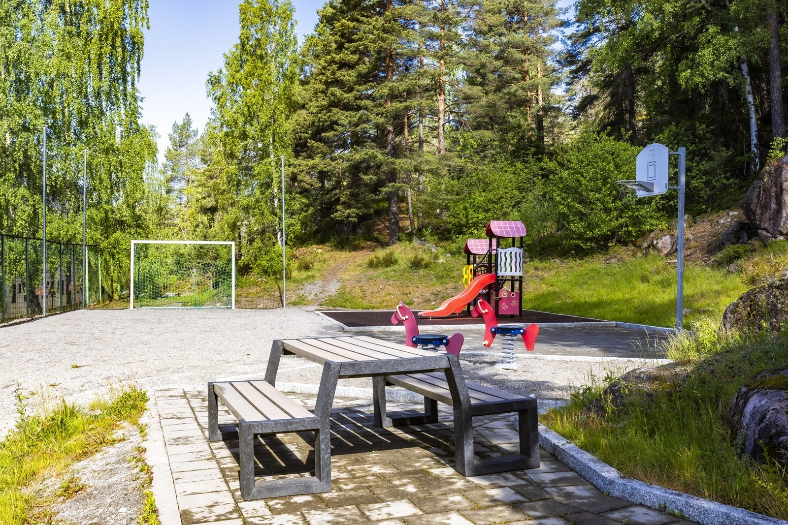 Her er det tilrettelagt både for store og små. Galleribilde