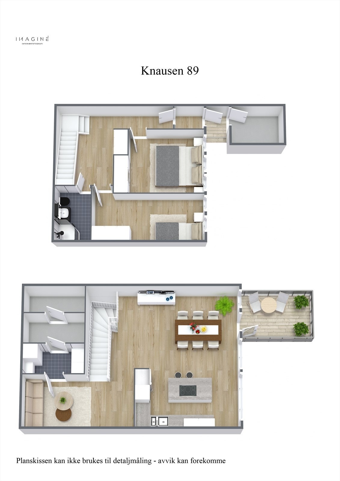 Planskisse 3D Galleribilde
