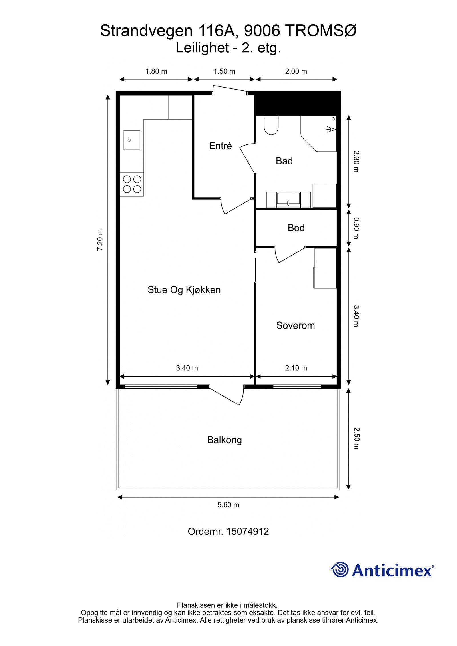 Plantegning Galleribilde