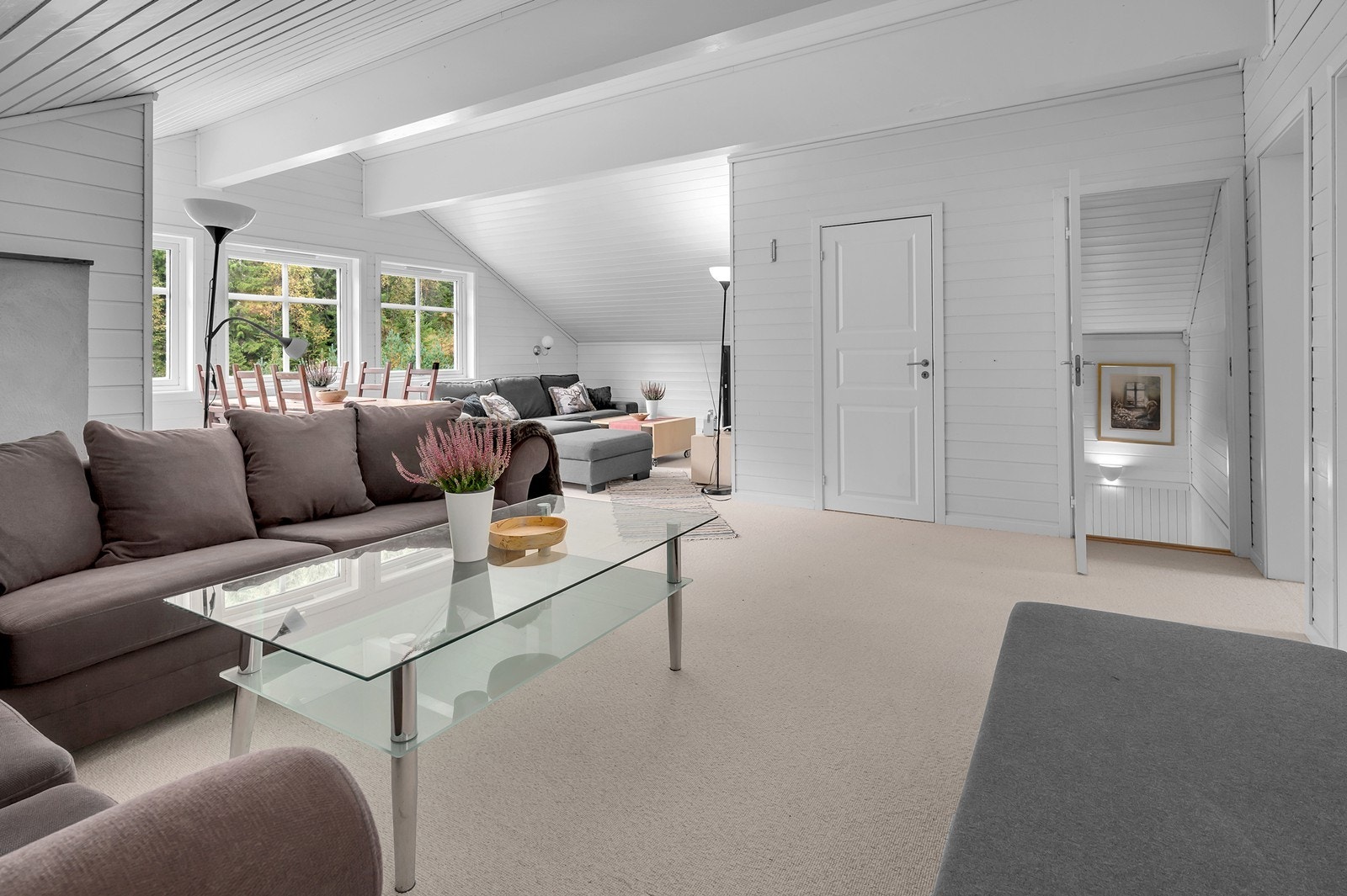 Stor loft stue Galleribilde