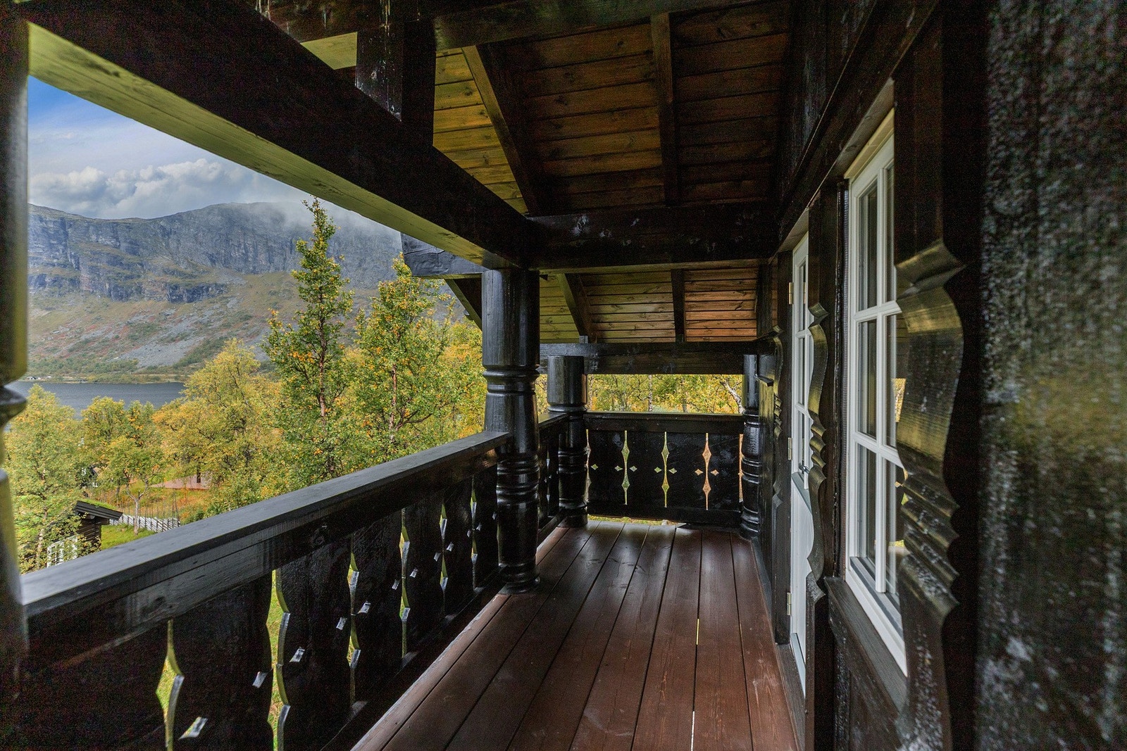 Fra balkongen i 2.etasje Galleribilde