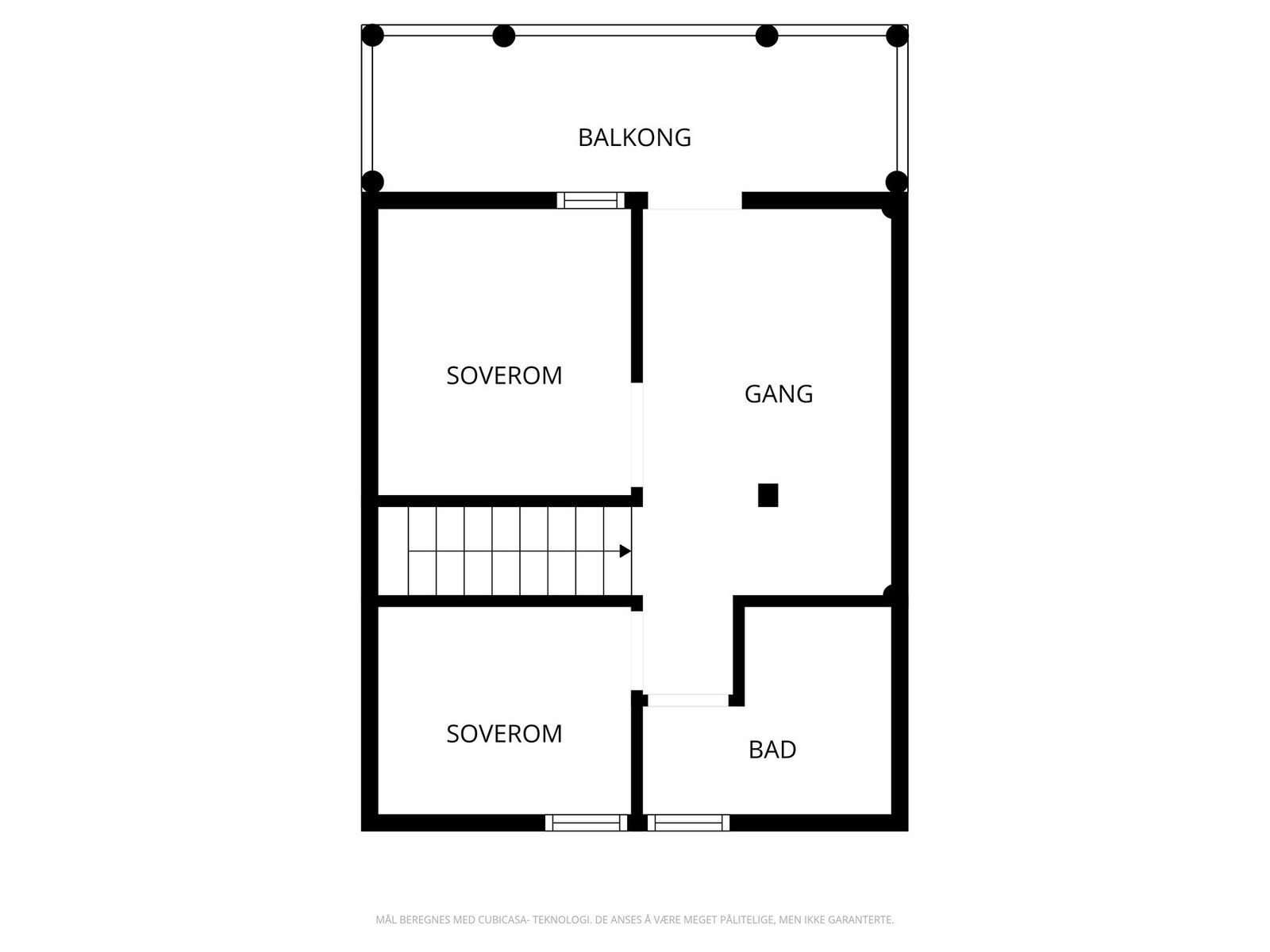 Plantegning 2.etasje Galleribilde