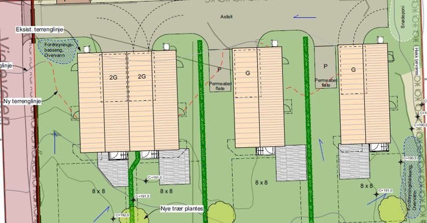 Utomhusplan for prosjektet. Galleribilde