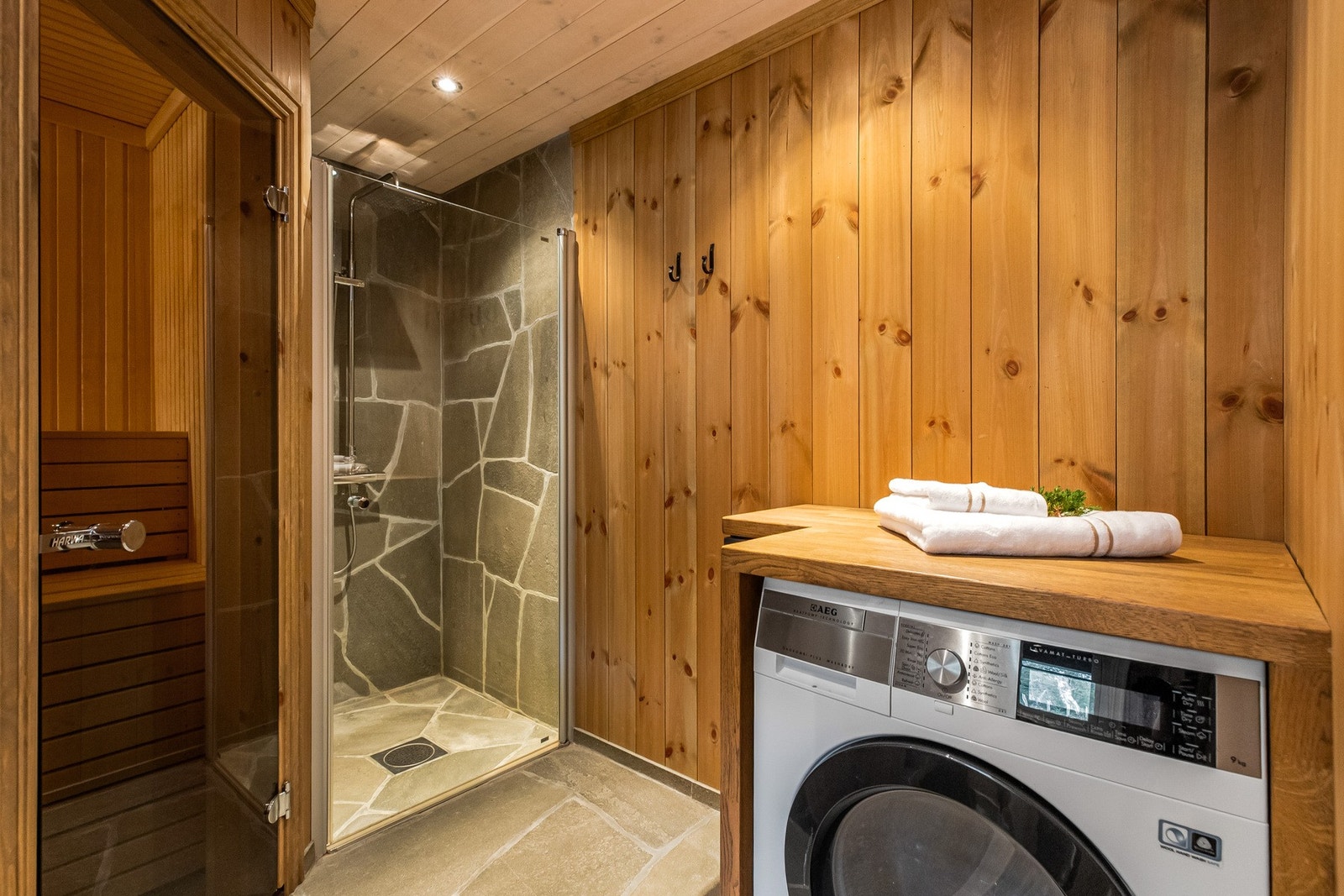 Det er også opplegg for vaskemaskin Galleribilde