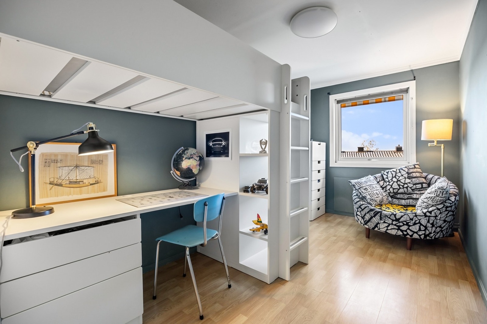 Soverom 3 kan benyttes til barnerom, gjesterom eller kontor Galleribilde