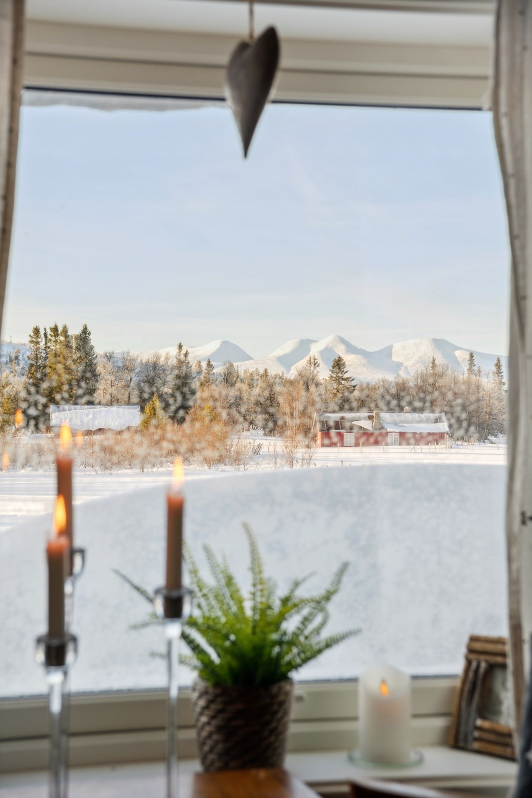 En sjelden flott utsikt fra stua Galleribilde