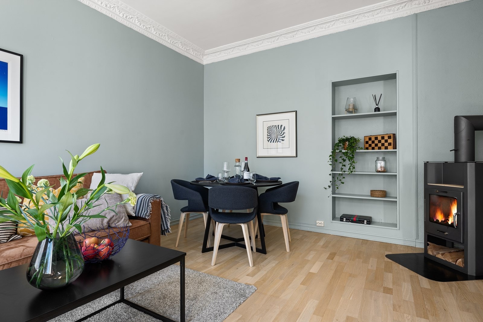 Leiligheten er gjennomgående og lys med meget god romfølelse. Galleribilde