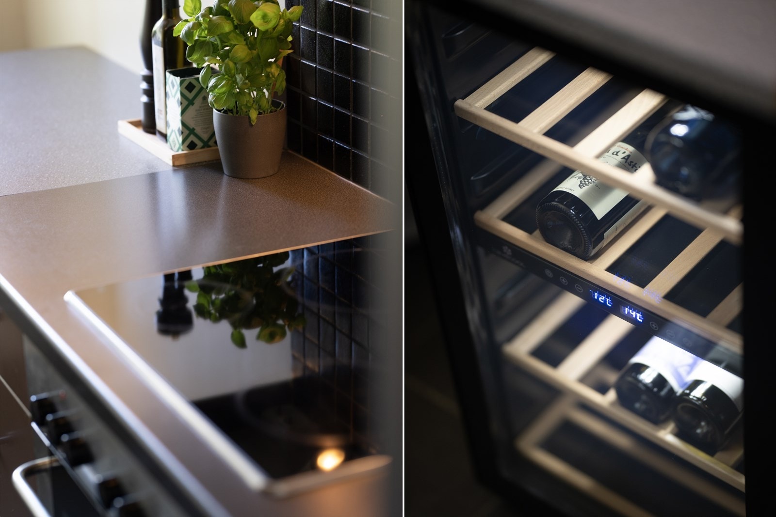 Kjøkkenet er utstyrt med integrert stekeovn og kermaisk topp, samt opplegg for oppvaskmaskin. Galleribilde