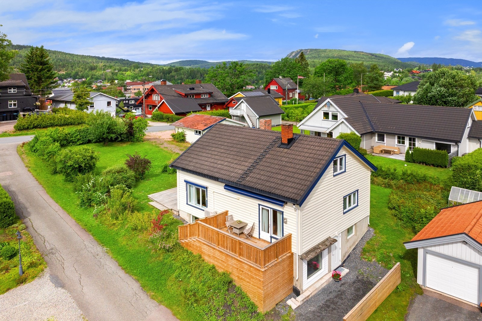 Inngang til boligens utleiedel. Galleribilde