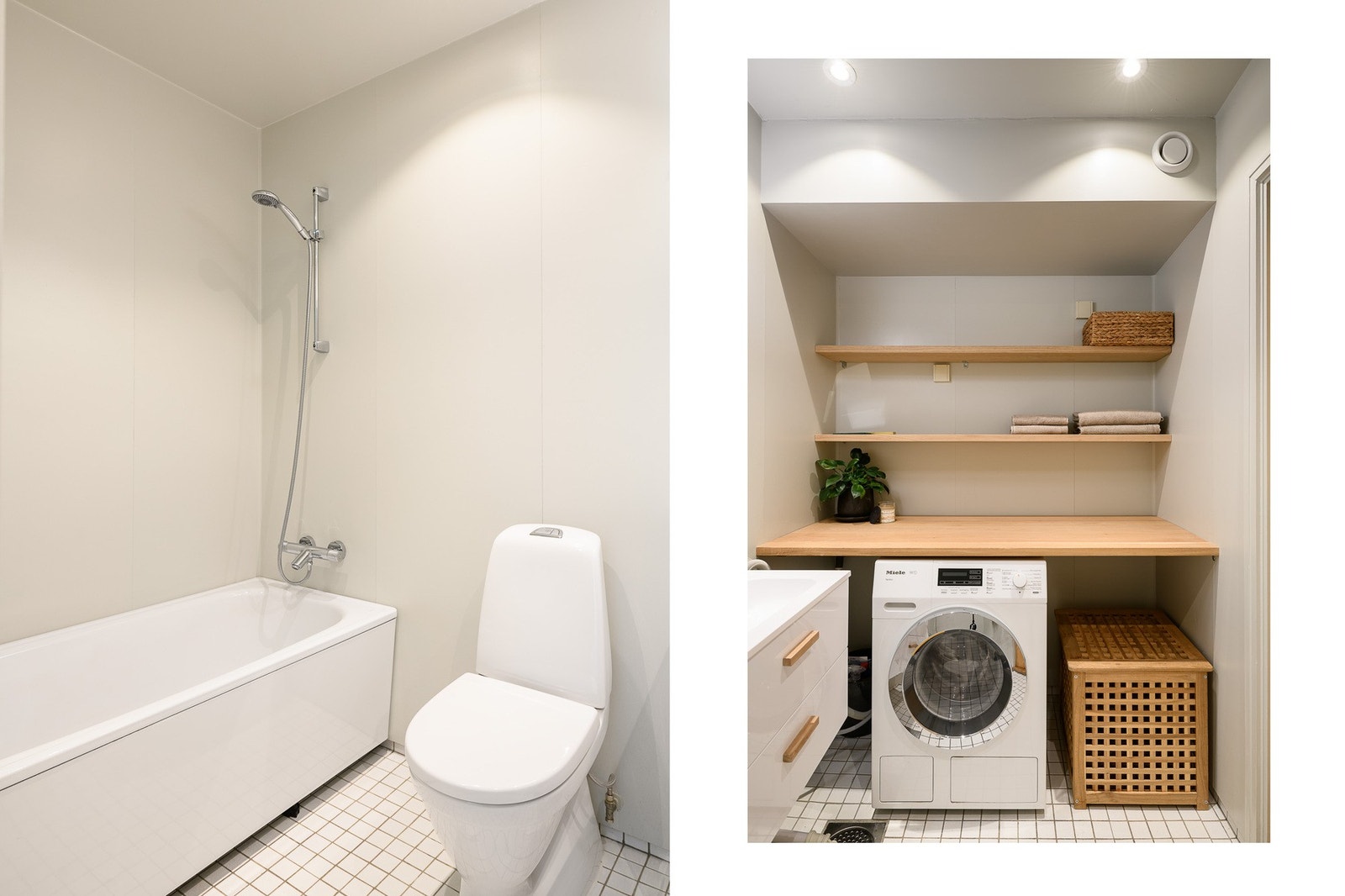 Plassbygde hylleløsninger. Galleribilde