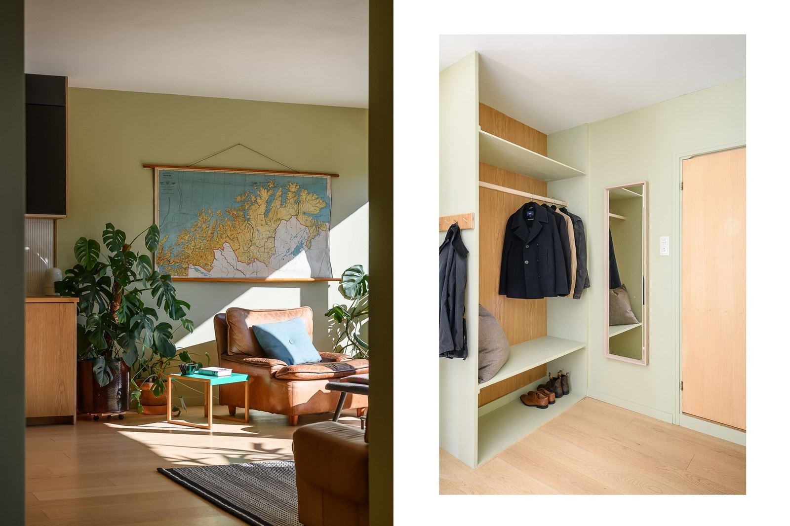 Integrert garderobe. Galleribilde