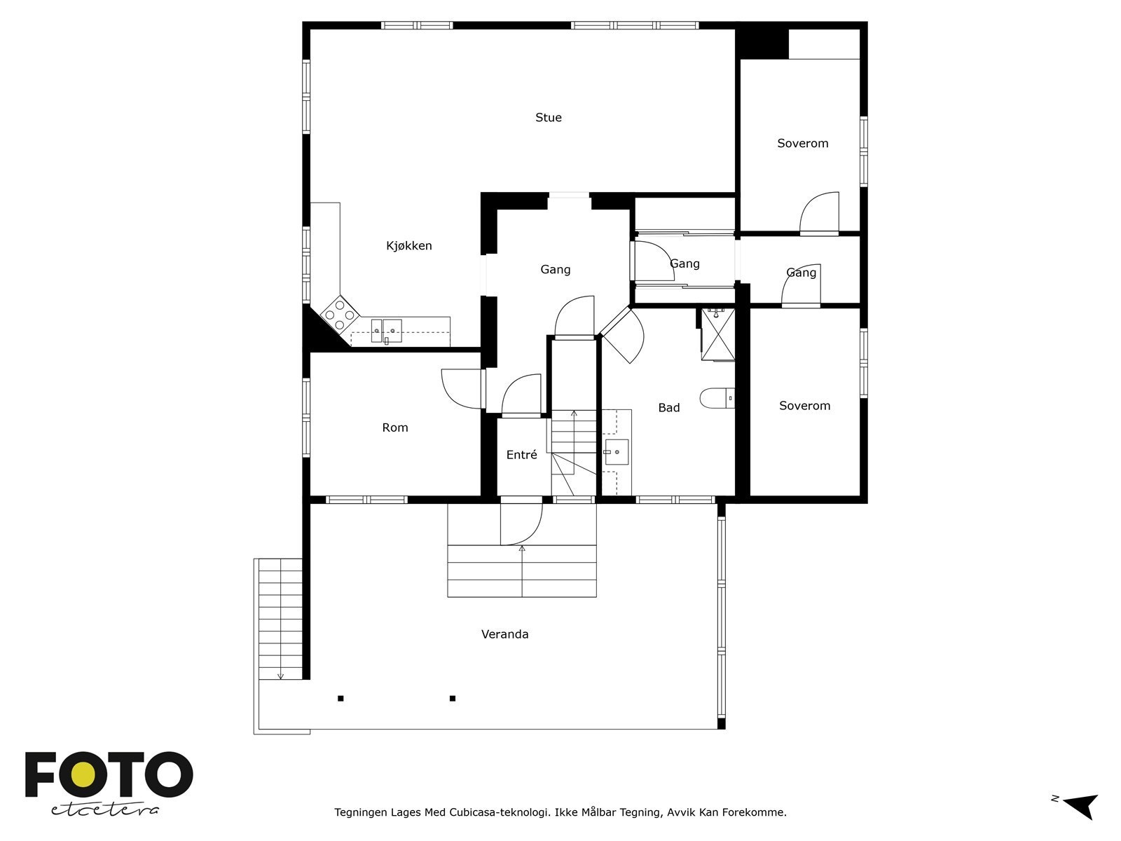 Planløsning 1.etasje! Galleribilde