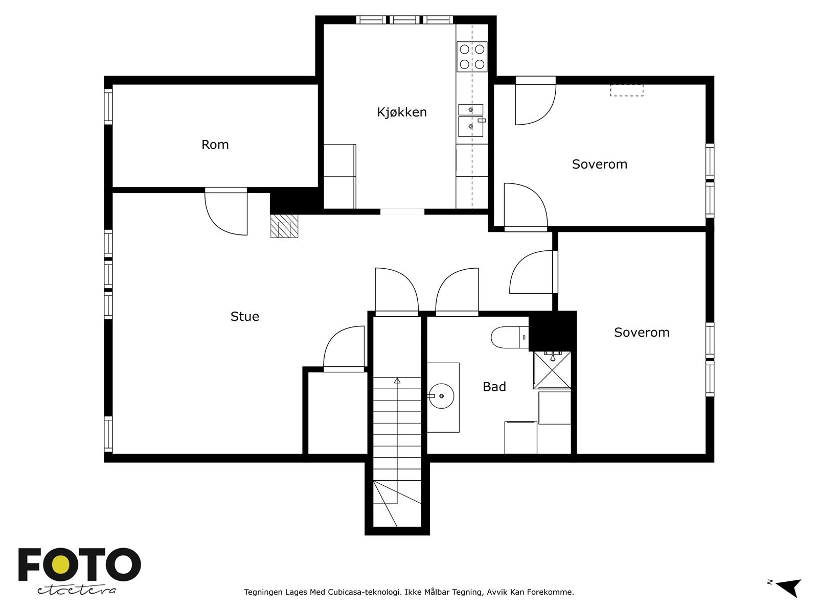Planløsning 2.etasje! Galleribilde