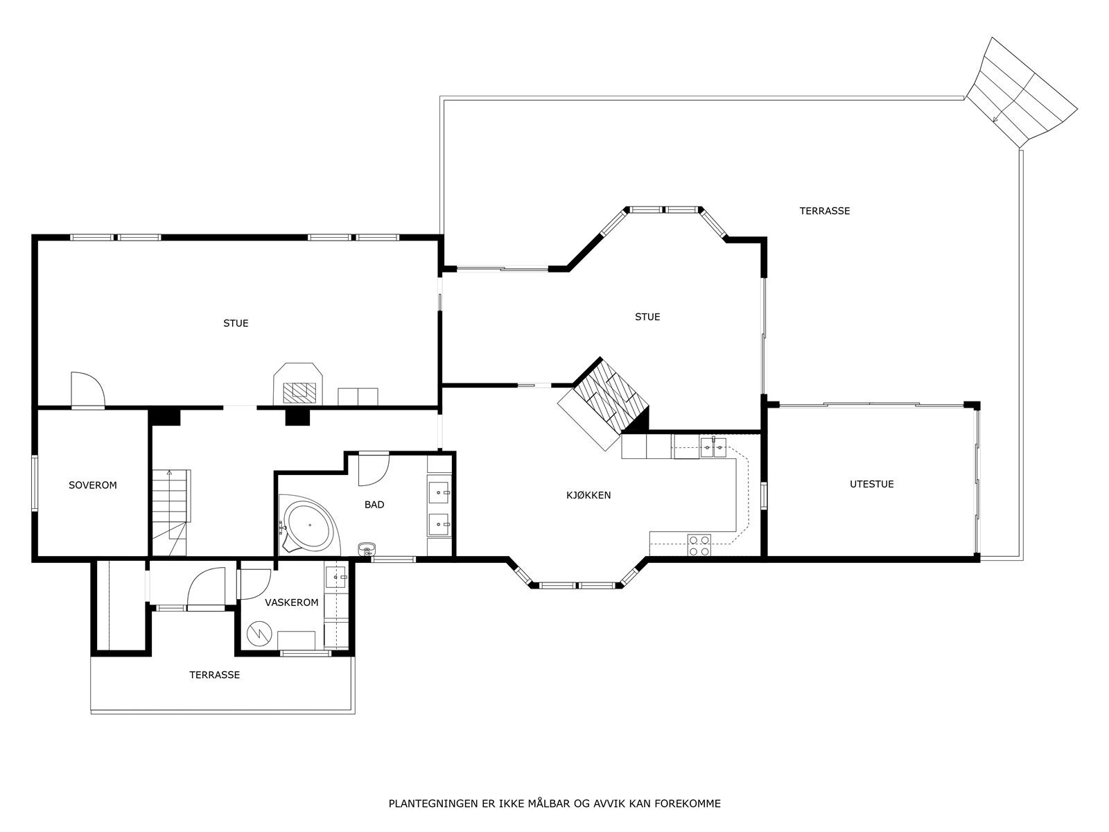 Planskisse hovedplan. Galleribilde