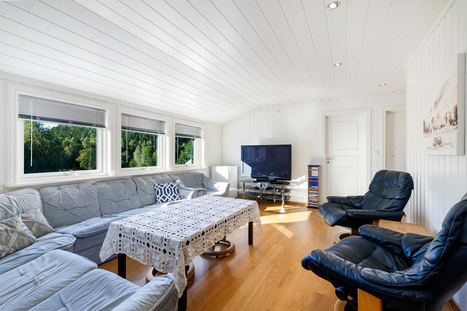 Loftstue. Galleribilde