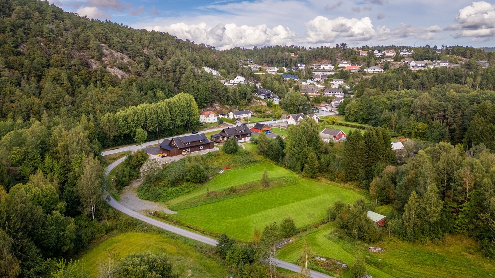Sett fra luften. Galleribilde