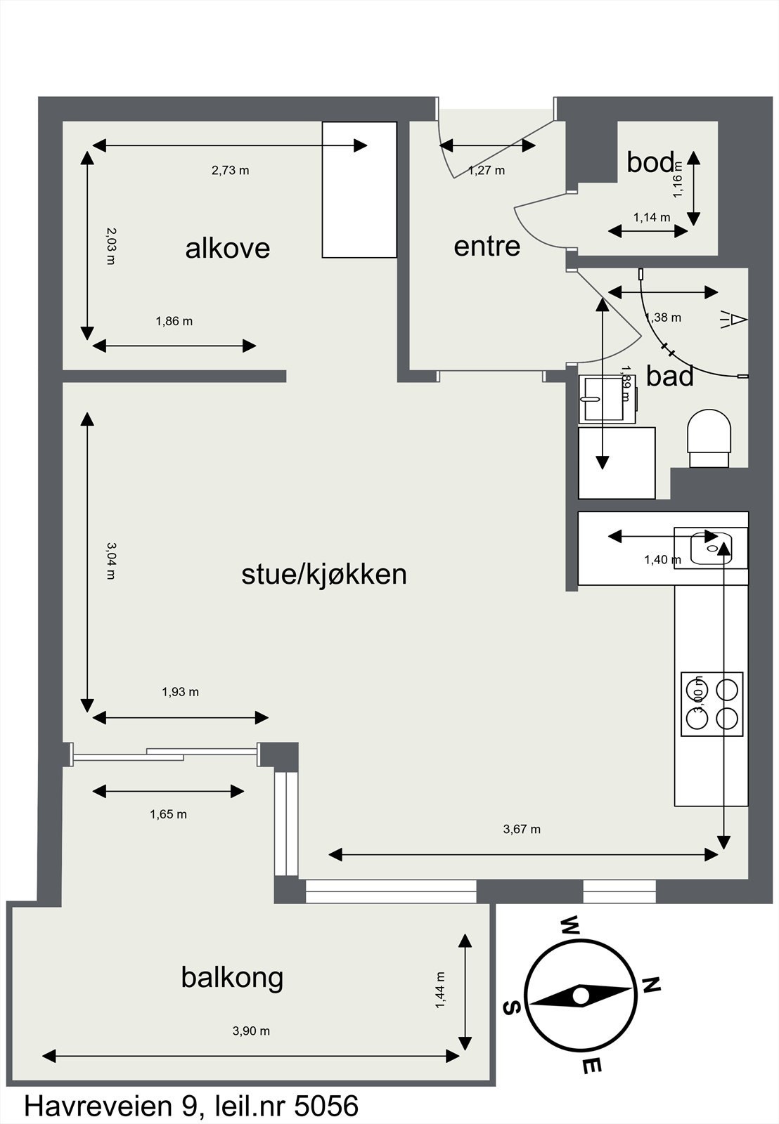 Plantegning Galleribilde