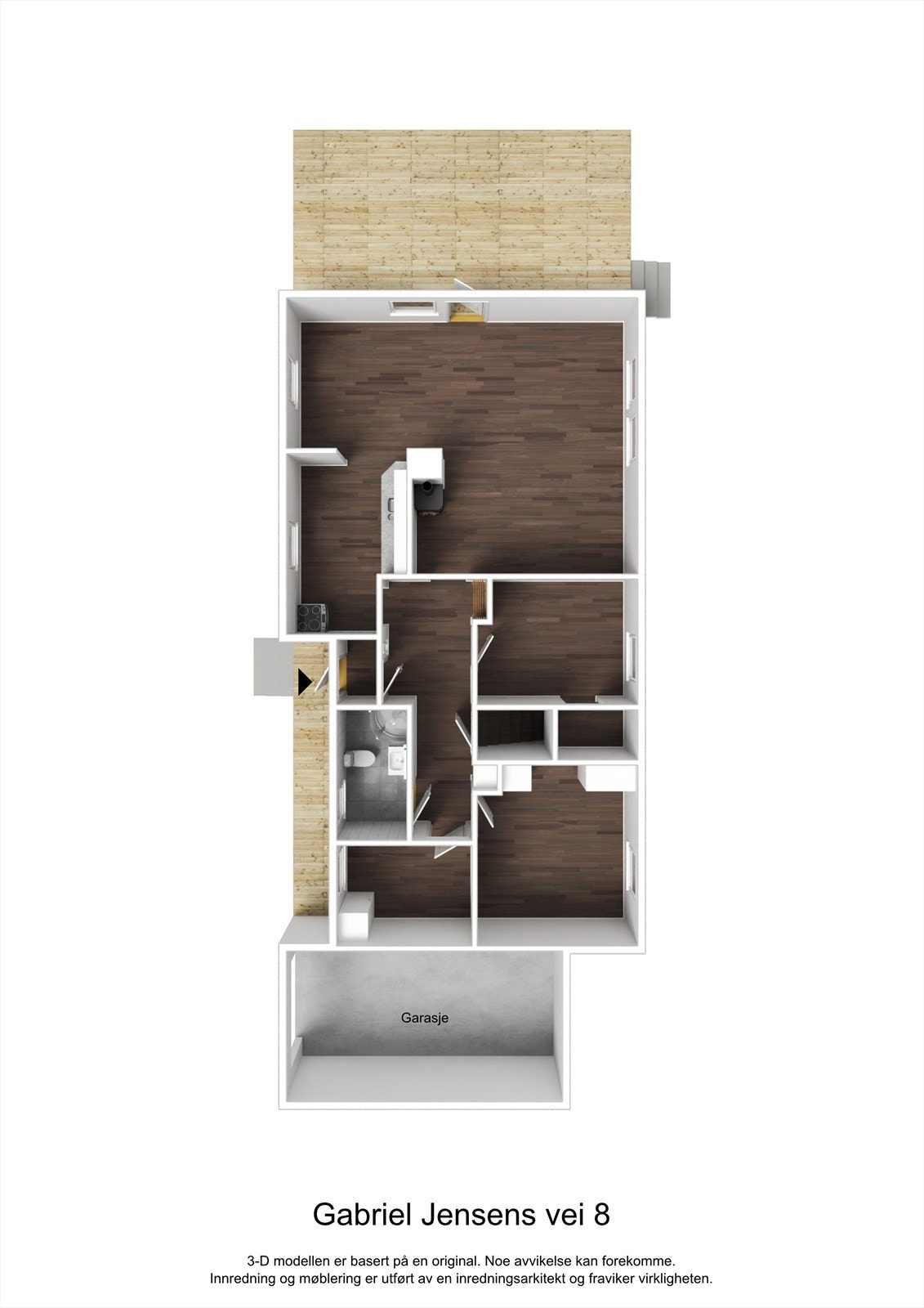 Planskisse hovedplan. Galleribilde