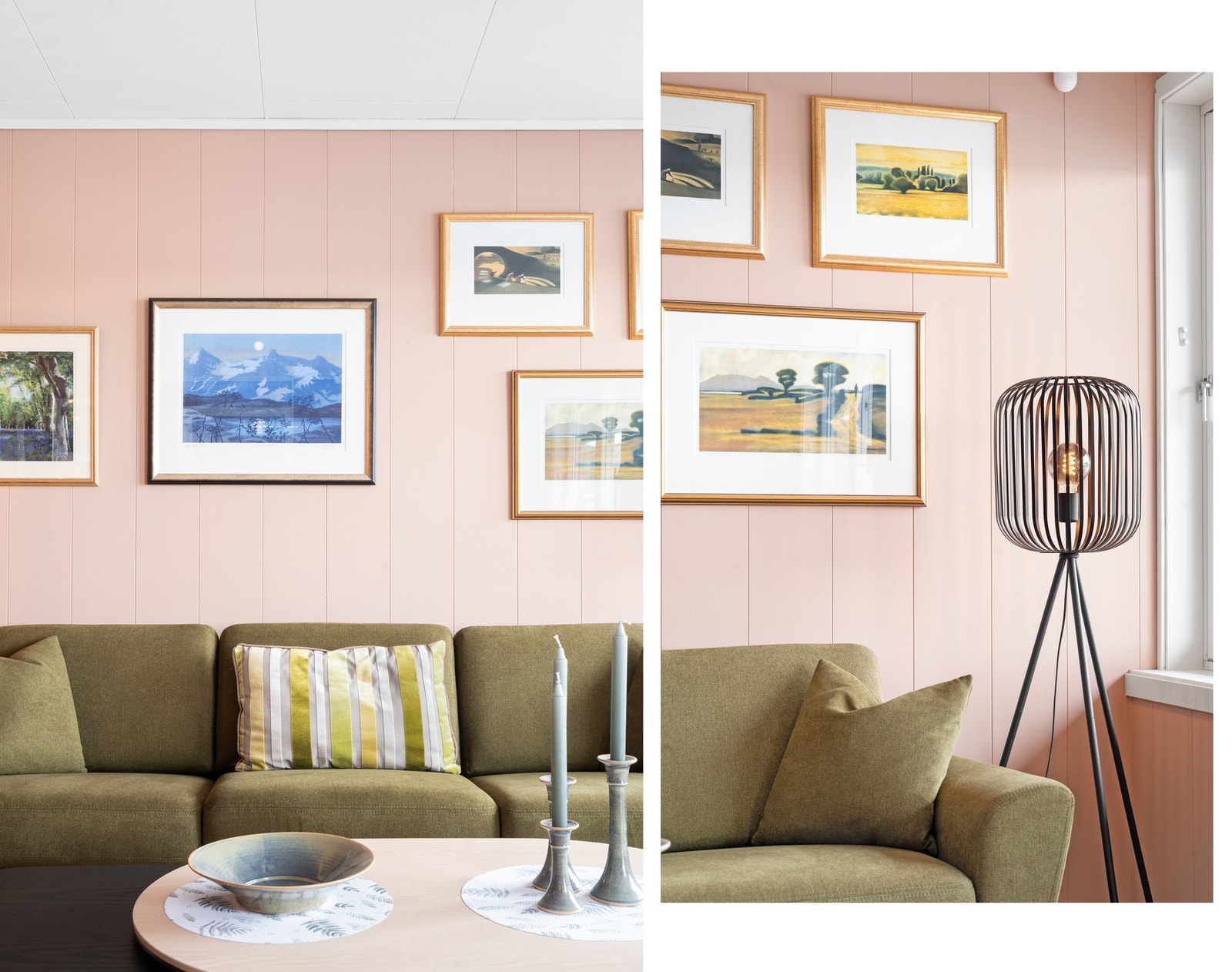 Leiligheten er tiltalende med nyrenoverte og gjennomførte overflater Galleribilde