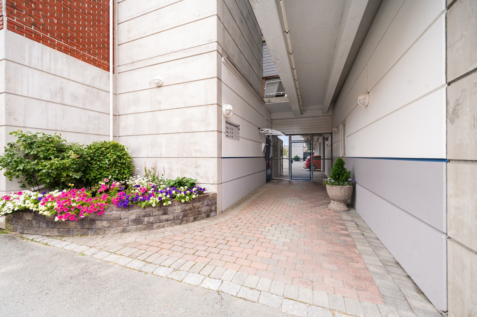 Pent oppbygde uteområder Galleribilde