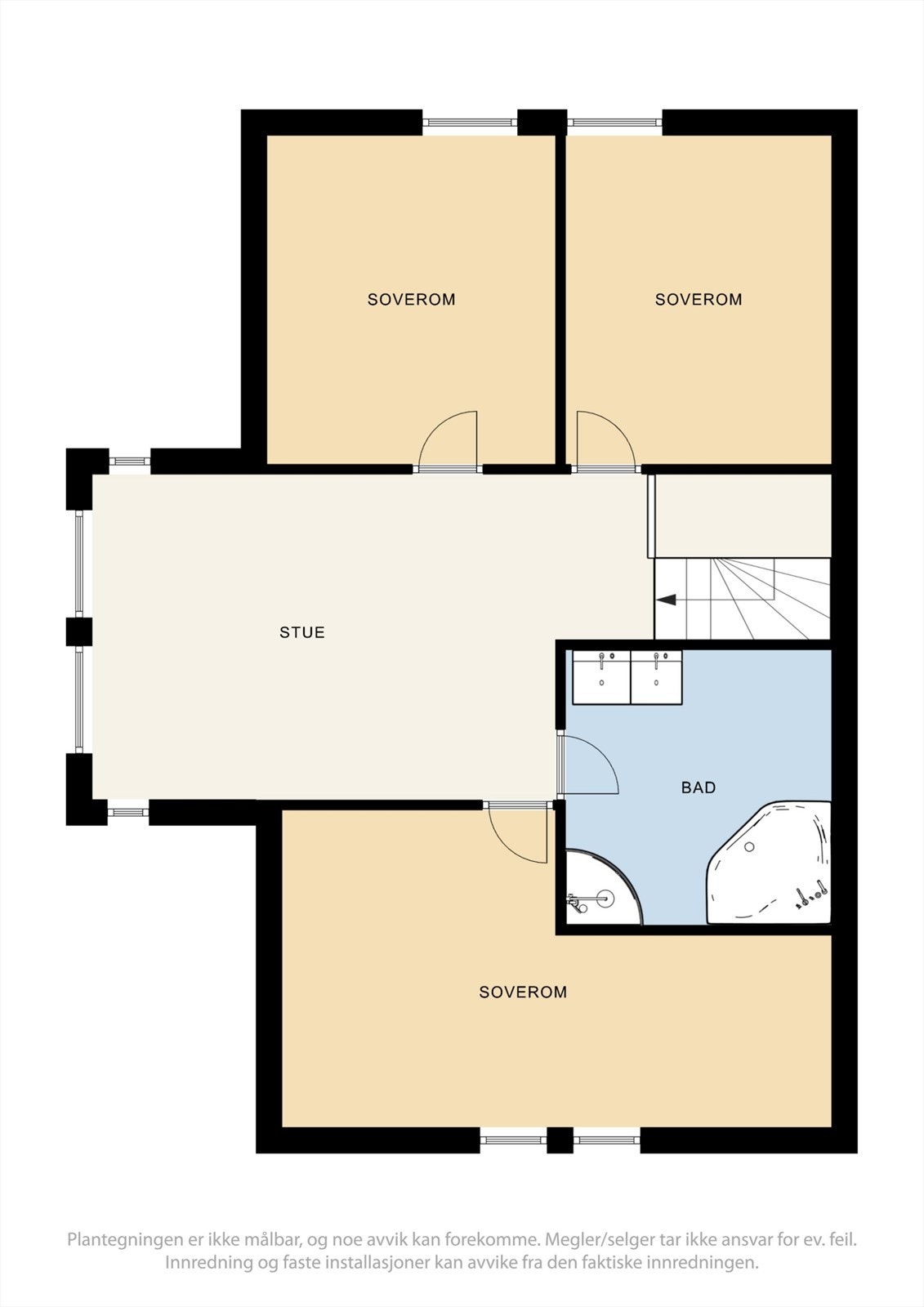 Plantegning 2. etasje. Galleribilde