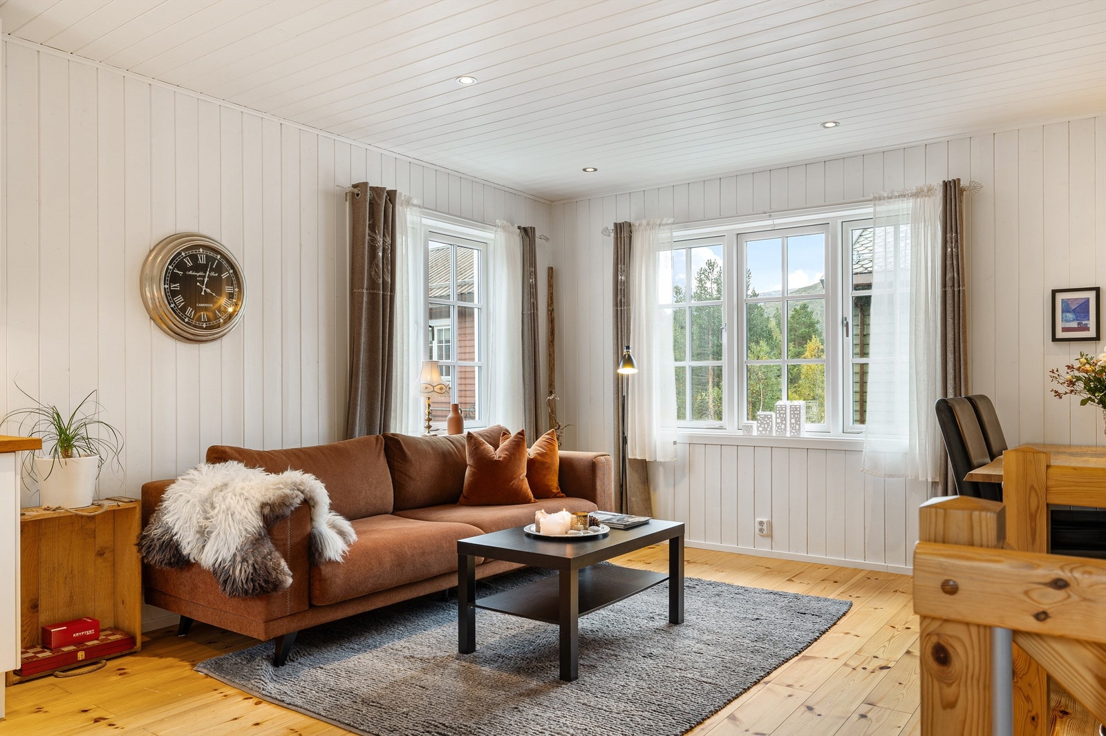 Lys og trivelig stue Galleribilde