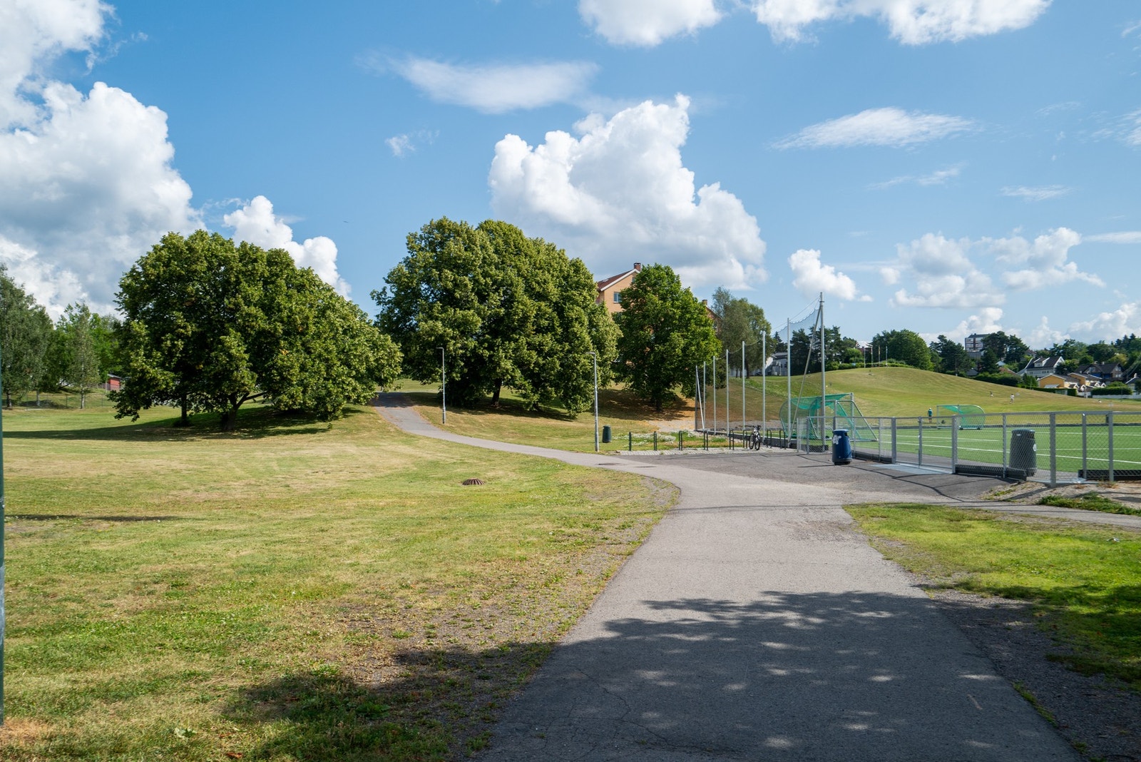 Muselunden med både disc-golf og fotball, perfekt for aktive sommerdager! Galleribilde