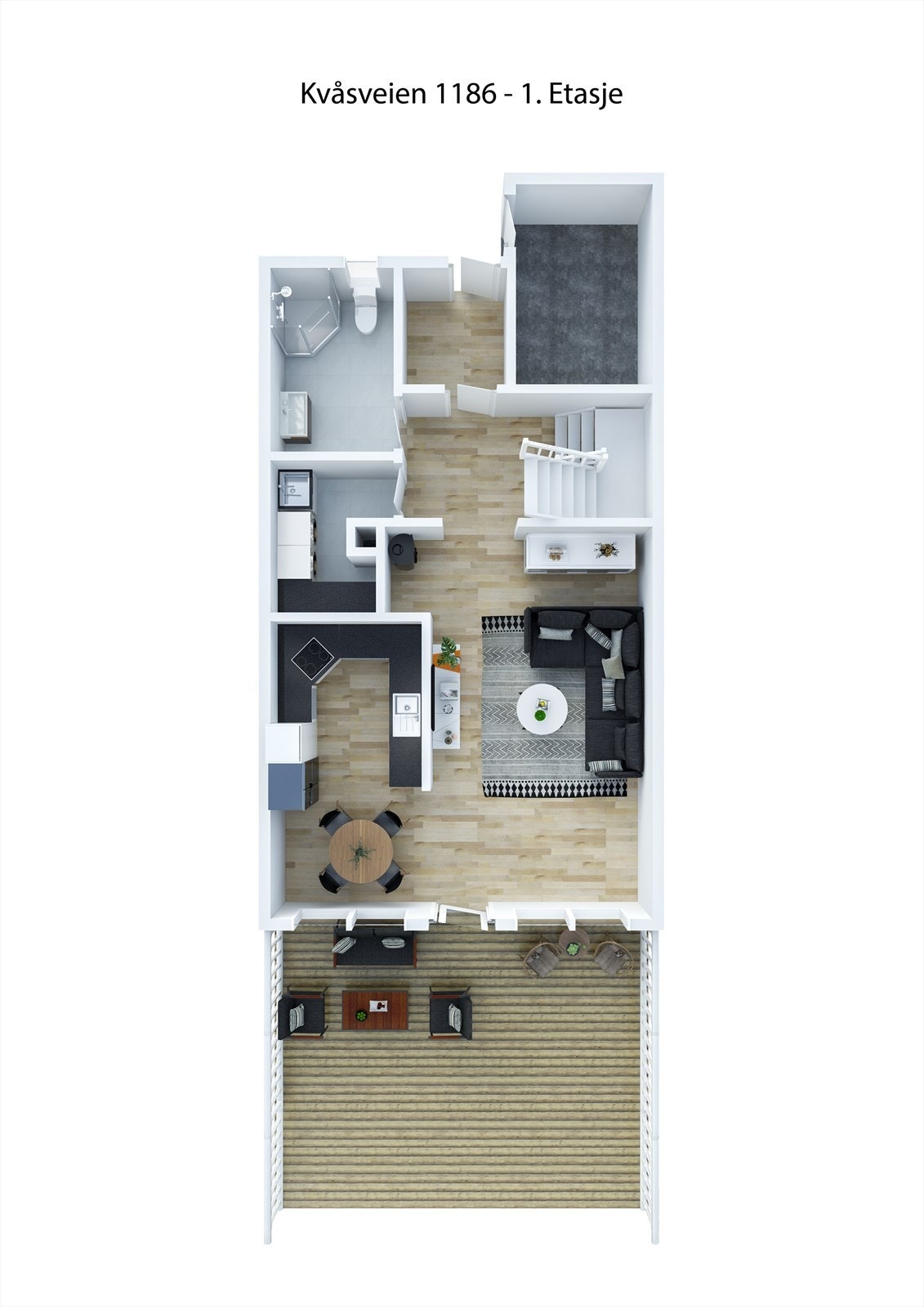 1. Etasje-3D Galleribilde