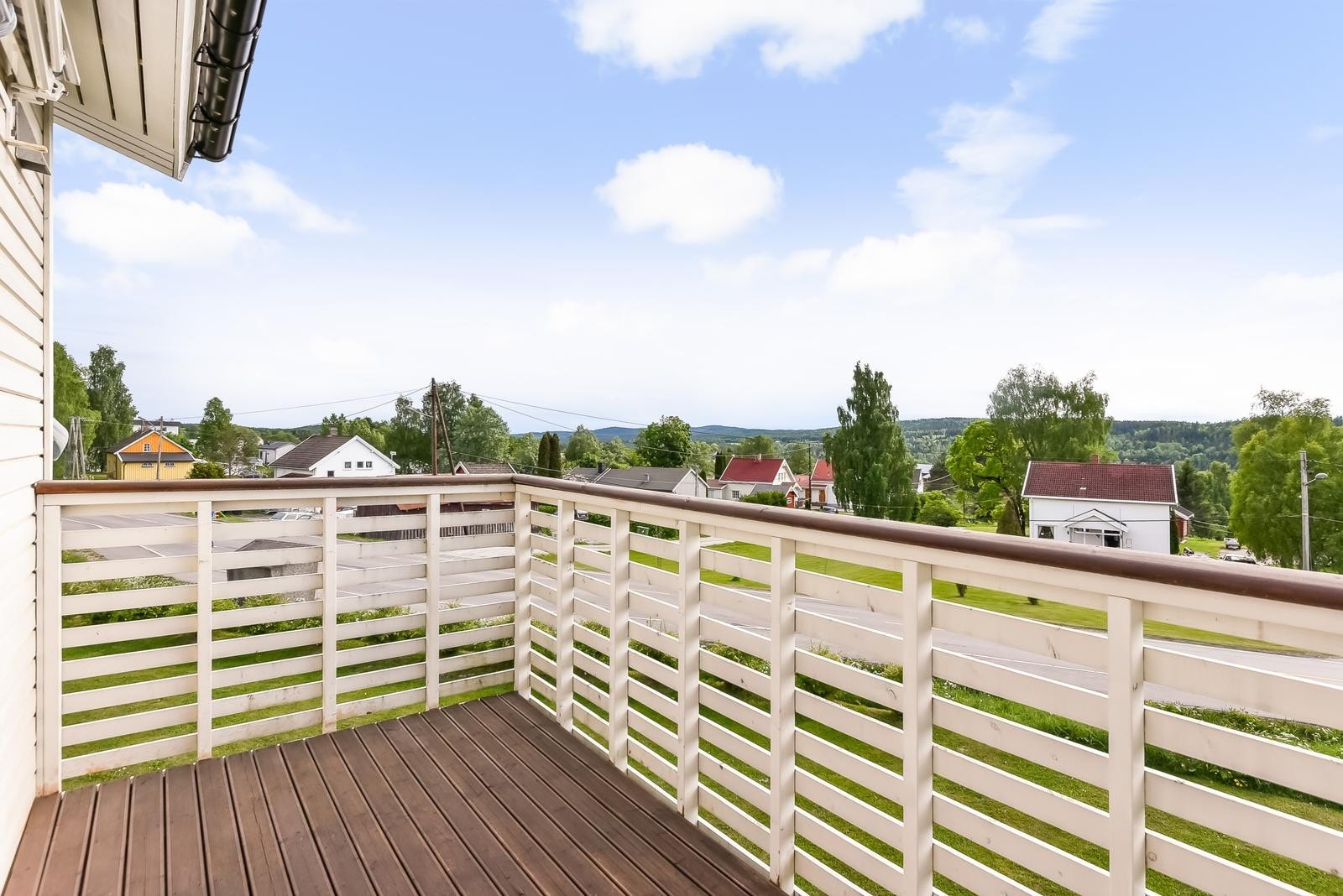Balkong med flott utsikt Galleribilde