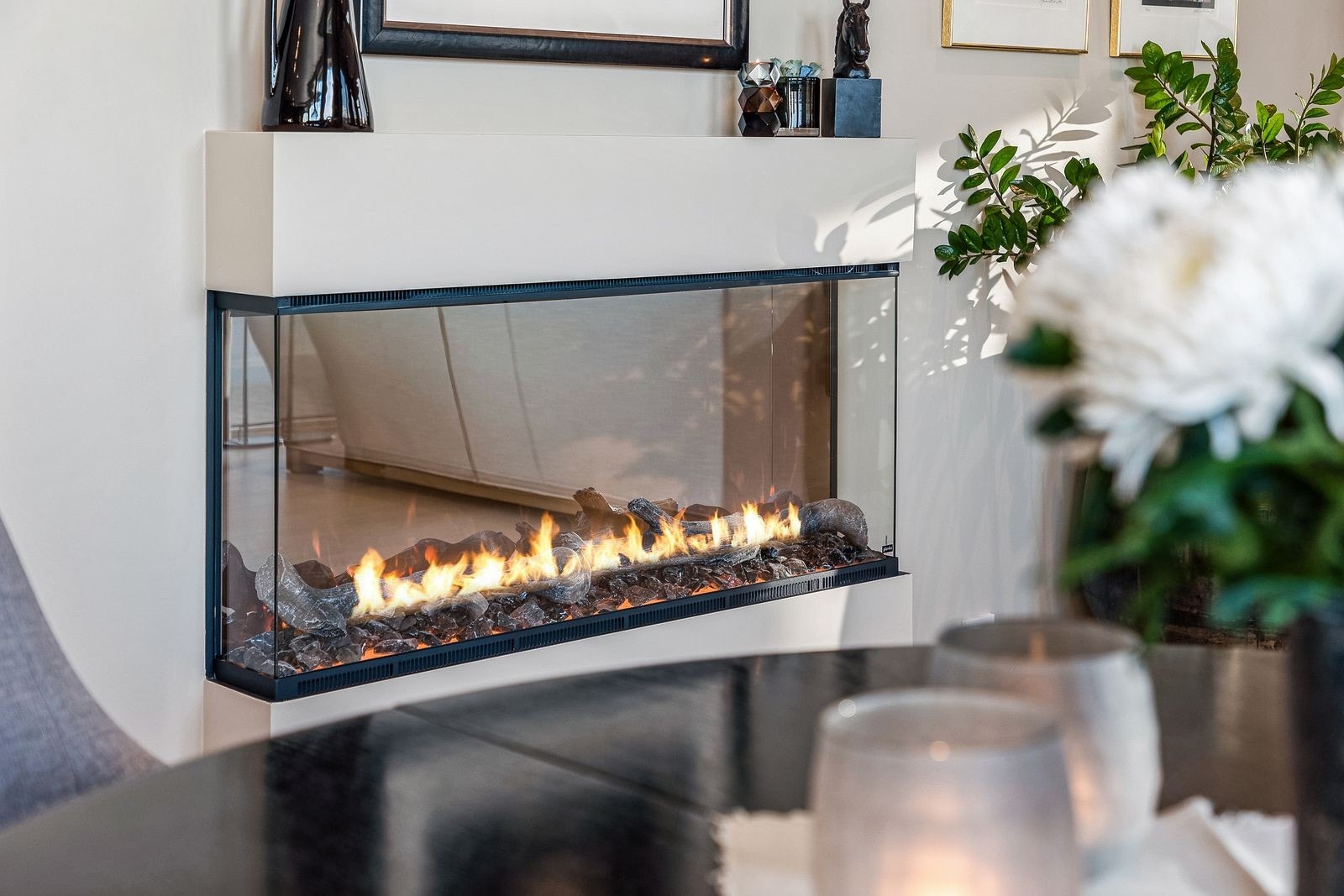 Gasspeis som gir lun temperatur om vinteren. Galleribilde