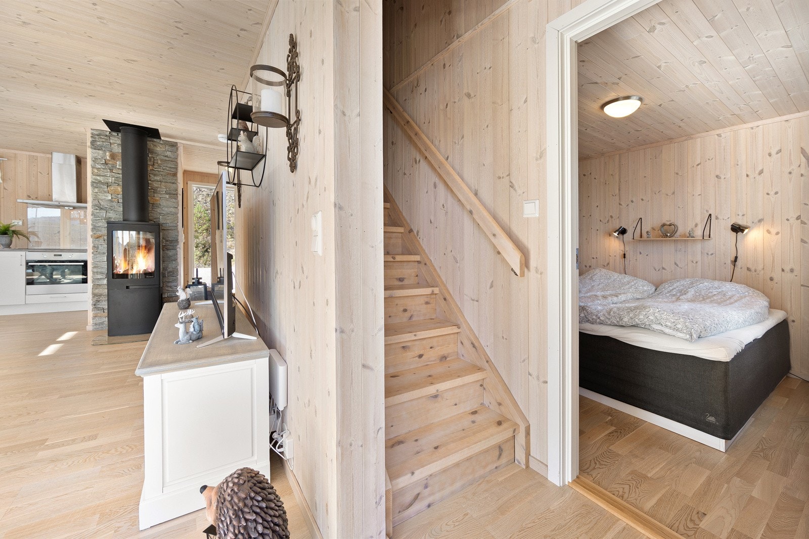 Det er totalt 4 soverom. Galleribilde