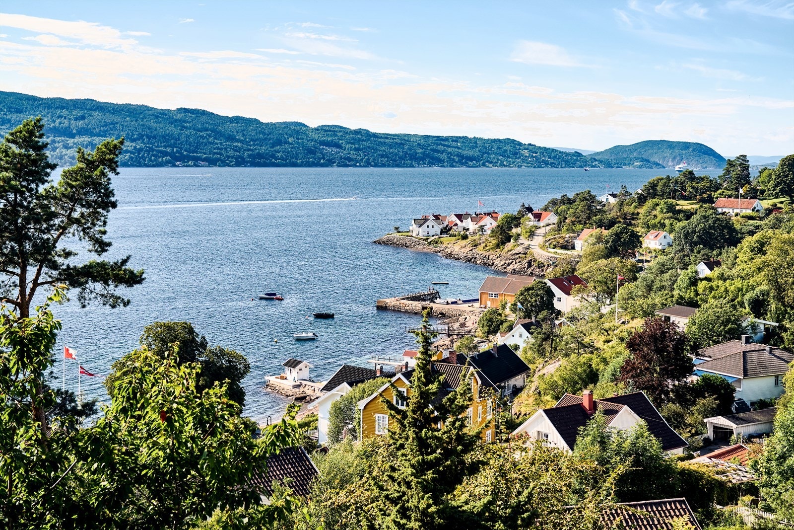 Utsikt over Hvitsten. En nydelig perle! Galleribilde