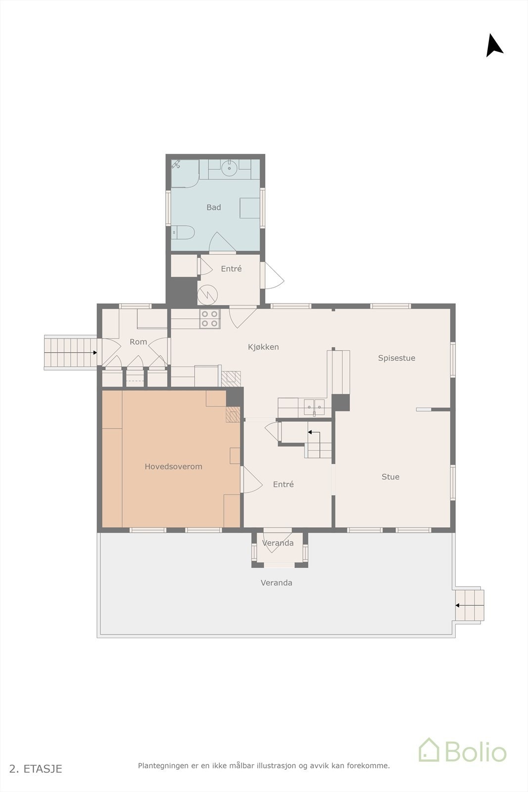 Plantegning Galleribilde