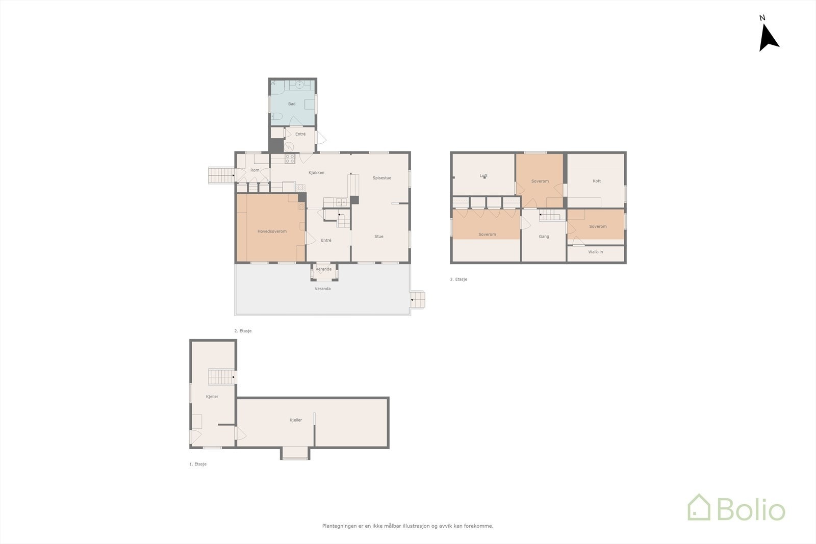 Plantegning Galleribilde