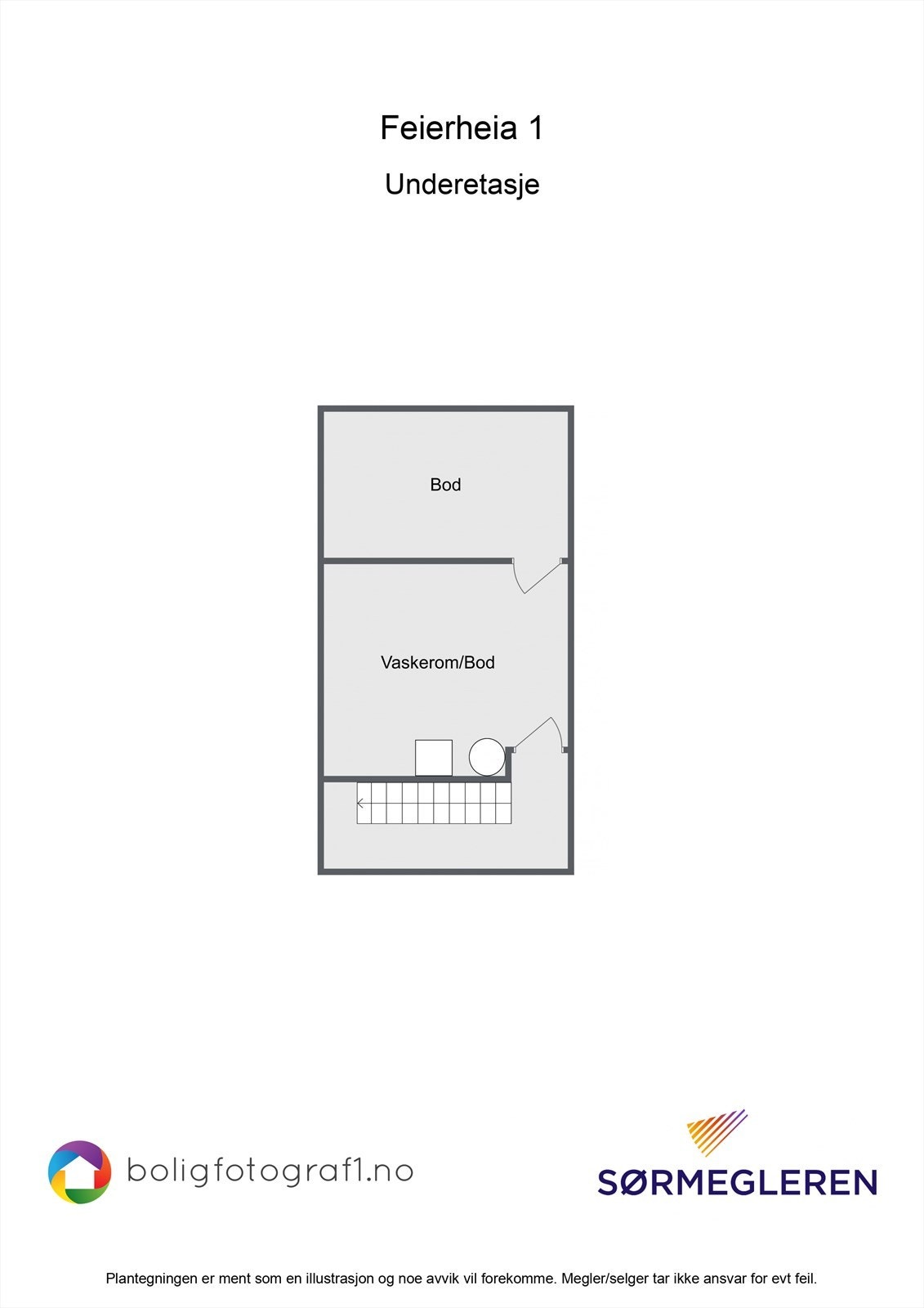 Plantegning del av kjelleren Galleribilde