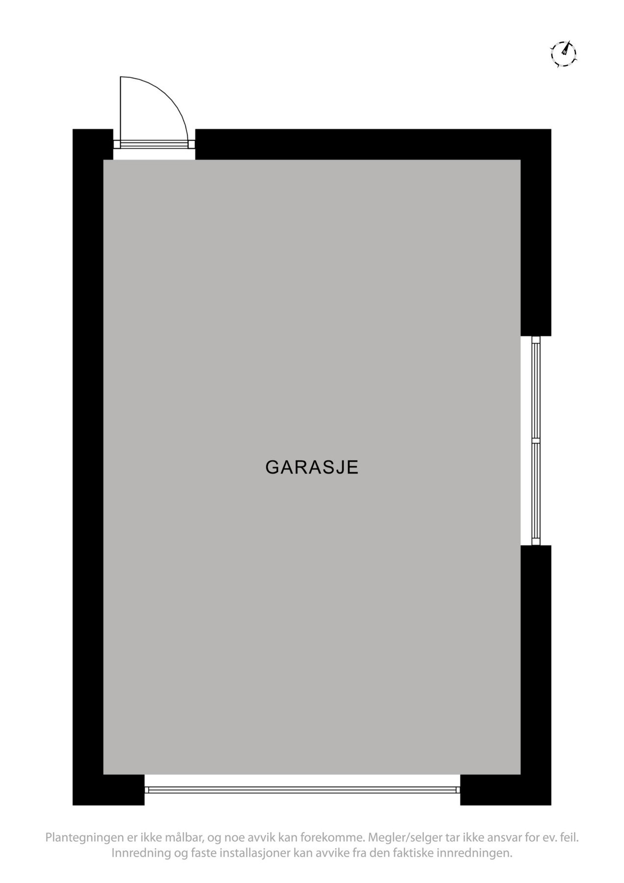 Plantegninger garasje Galleribilde