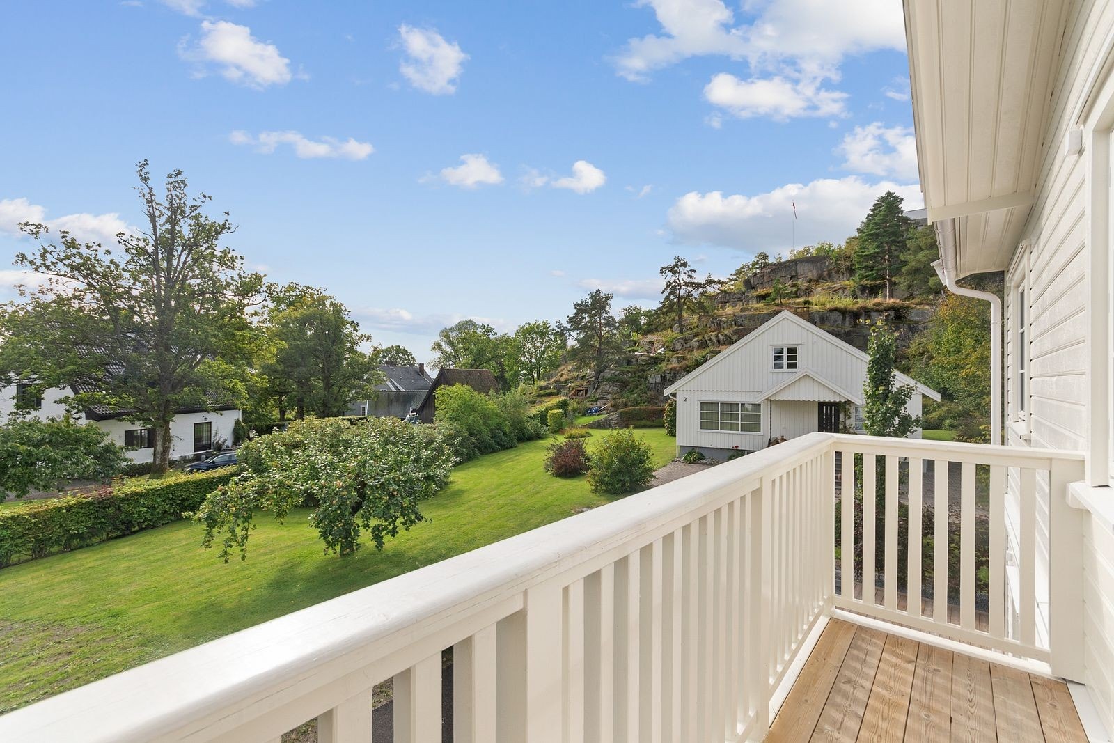 Balkong med god utsikt Galleribilde