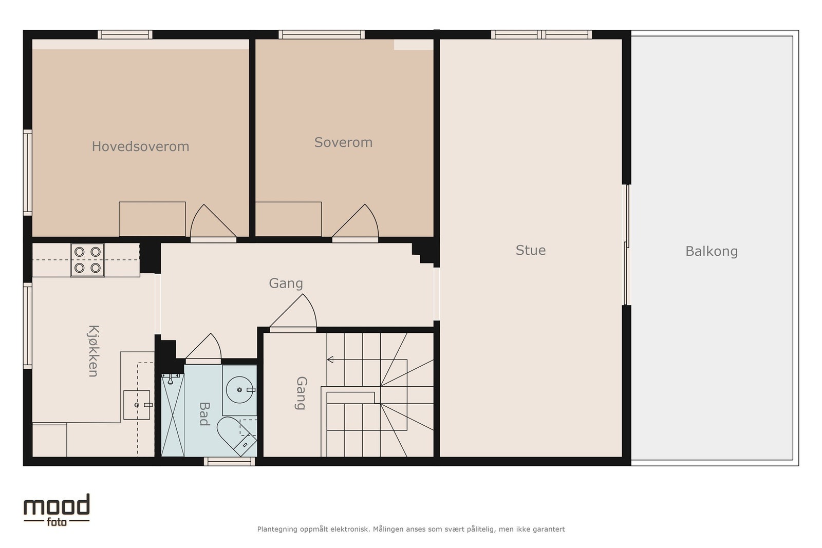 ASK Eiendomsmegling - Plantegning 3. etasje Galleribilde