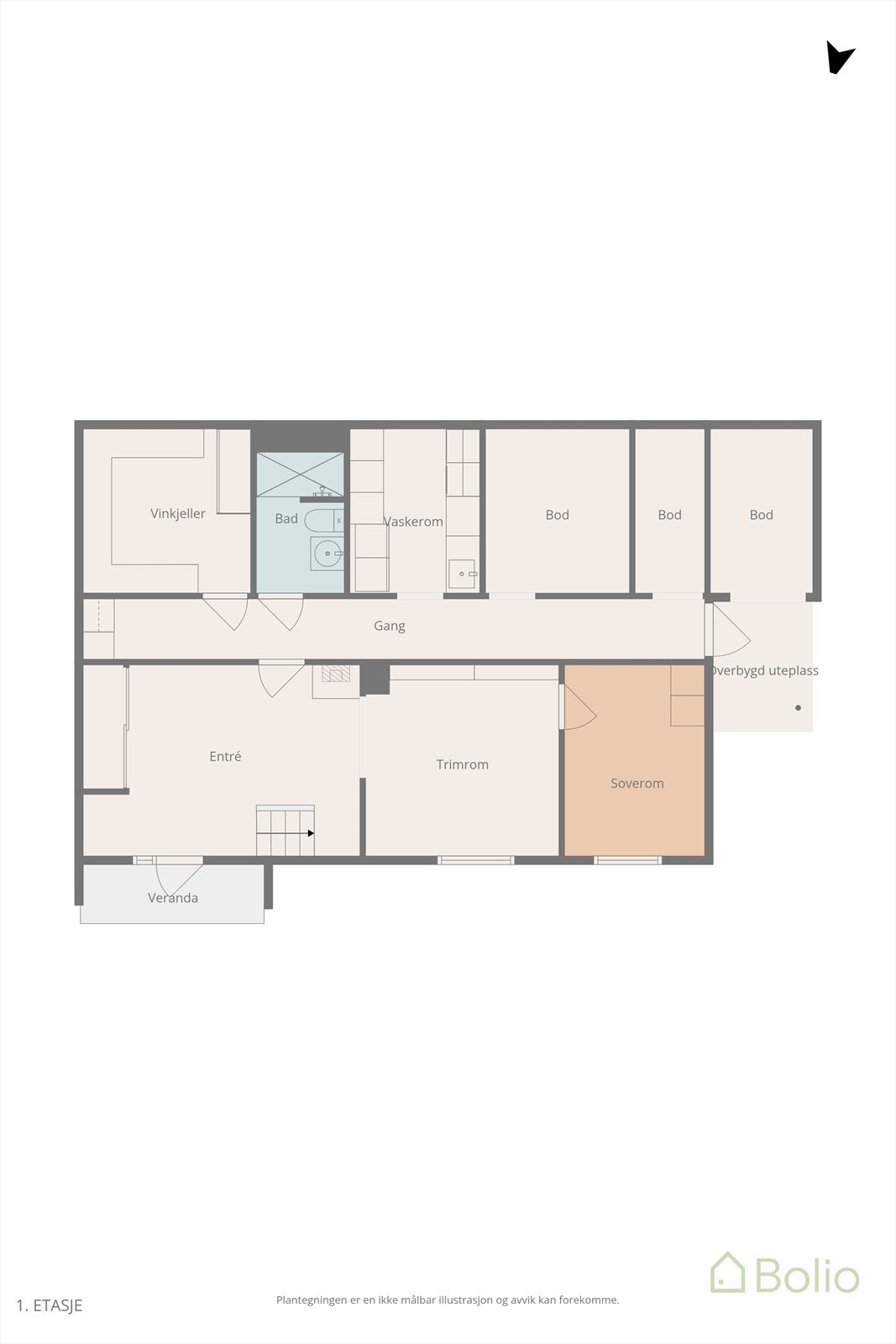 Plantegning Galleribilde