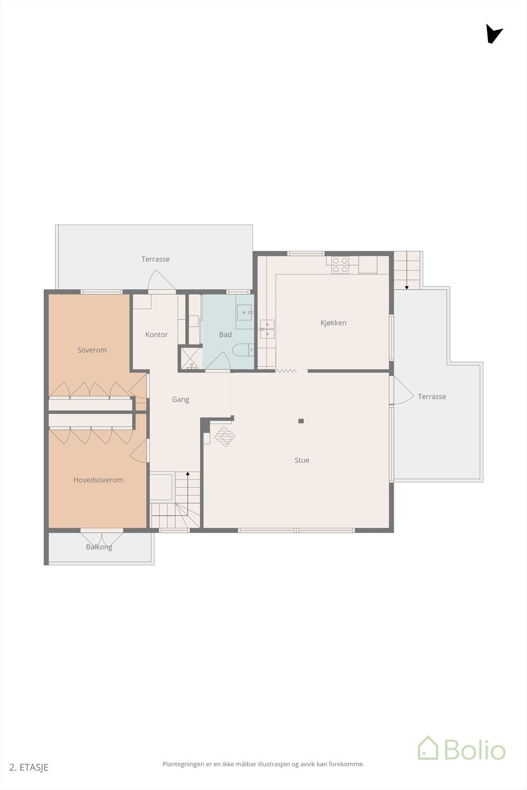 Plantegning Galleribilde